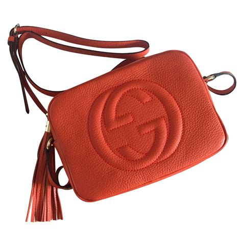 gucci orange disco bag|cheapest gucci soho bag.